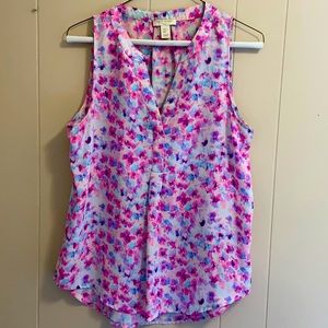 Cute, Colorful Sleeveless Blouse